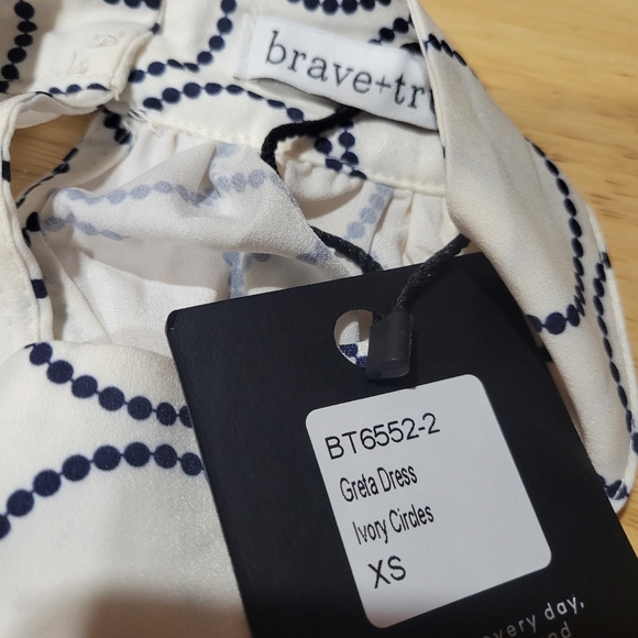 brave+true Greta Navy Circle Maxi Dress Size XS NWT Nordstrom Australia - Picture 4 of 8